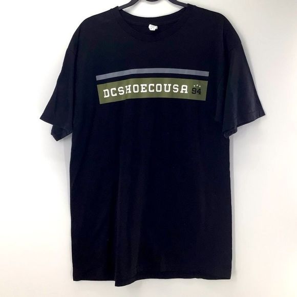 DC Shoe Company Black T-Shirt Excellent Used Condition Large - Picture 2 of 5